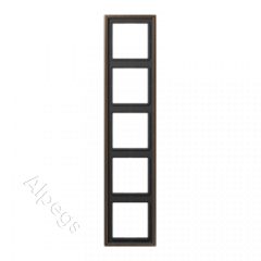 LSmetal Рамка 5-ная, античн. латунь. ME2985AT