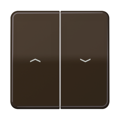 CD595PBR Клавиши для выключателя управления жалюзи 509VU и кнопки 539VU; коричневые