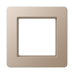Рамка на 1 пост; термопласт; шампань; A FLOW, AF581BFCH Jung AF581BFCH