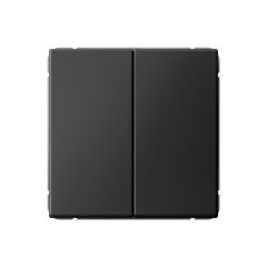 2-клавишный ПЕРЕКЛЮЧАТЕЛЬ, сх. 6/2, 10АХ , Art Gallery, цвет Базальт, GAL001465