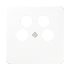 CD561-4SAT2WW Крышка для SAT-TV-розетки с 4-мя гнездами; белая