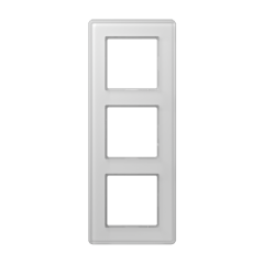 A VIVA Рамка 3-ная, стекло белый, Jung AV583GLMWW