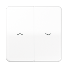 CD595PBFWW Клавиши для выключателя управления жалюзи 509VU и 539VU; белые