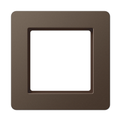 Рамка на 1 пост; термопласт; мокко; A FLOW, AF581BFMO Jung AF581BFMO