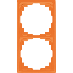 CD582KO Рамка для инсталляции в кабельных каналах, 2-кратная; оранжевая