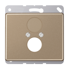 SL562GB Крышка для 2-х гнезд; золотая бронза
