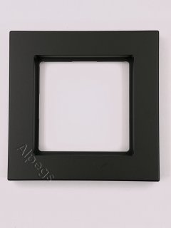 Jung A550 - Рамка 1-ая, цвет матовый черный A5581BFSWM