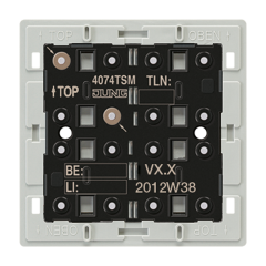 4074TSM KNX кнопочный модуль с интегрированным шинным сопряжением, стандарт, 1-4 группы