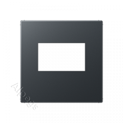 A500 Накладка для USB-зарядных устройств без видимого винта, термопласт, матовый антрацит A1569USBANM