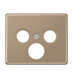 SL561SATGB Крышка для телевизионной и спутниковой розетки; золотая бронза