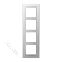 ALD2984-L Рамка четверная, алюминий