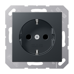 Розетка с заземляющими контактами 16 А / 250 В, A1520BFANM