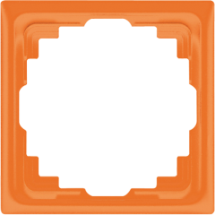 CD581KO Рамка для инсталляции в кабельных каналах, однократная; оранжевая