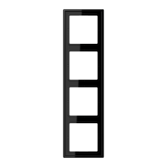 LS984SW Рамка 4-кратная; черная