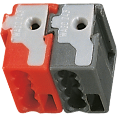 2050RTSW KNX/EIB соединительный разъем двойной (черный/красный)