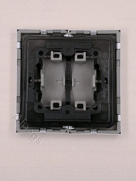 LSmetal Клавиша 2-ная, алюм. AL2995