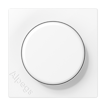 Накладка для роторного диммера цвет Матовый белый, A1540BFWWM