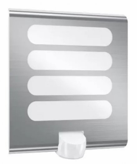 L 224 LED 033231 IP 44  stainless steel/white matt светодиодный светильник с датчиком движения настенный уличный, LED 7,5 Вт. 3000 K