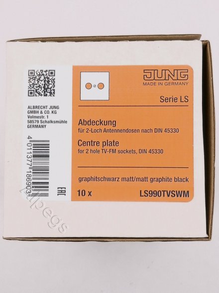 LS990 Накладка TV/FM, цвет матовый черный LS990TVSWM