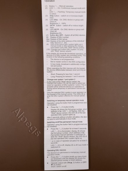 KNX шлюз DALI-2 Colour, 1 группа