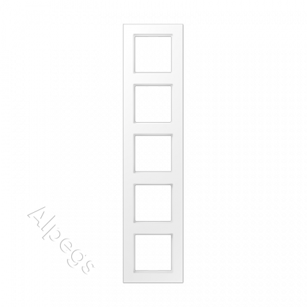 Jung A550 - Рамка 5-ая, цвет Матовый белый A5585BFWWM