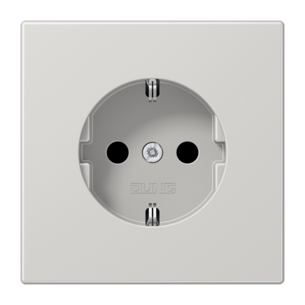 LS1520KILG Штепсельная розетка SCHUKO 16A, 250V  с защитой от детей; светло-серая