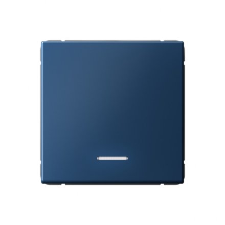 1-клавишный ВЫКЛЮЧАТЕЛЬ с подсветкой, сх. 5а, 10АХ , Art Gallery, цвет Аквамарин, GAL001113