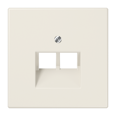 LS969-2UA Крышка для двойной телефонной и компьютерной розетки UAE; слоновая кость