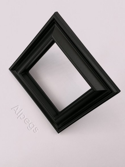 Рамка 1-пост, термопласт, черный матовый, Eco Deco EPD481SWM