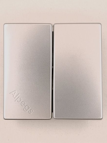 LSmetal Клавиша 2-ная, стальн. ES2995