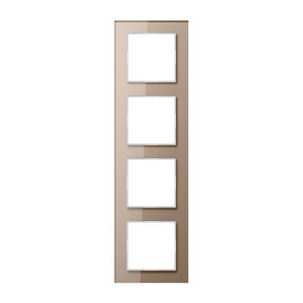 AC584GLCH A creation, Рамка 4поста, стекло шампань