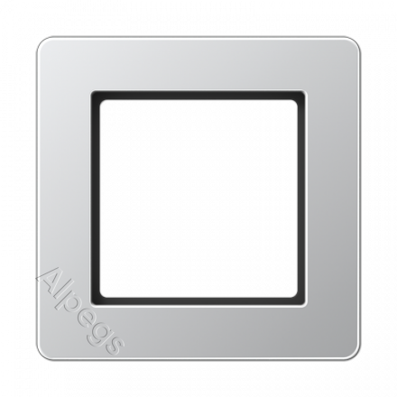 Jung A Flow - Рамка 1-ая, цвет алюминий AF581BFAL