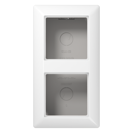 AS582AWW Коробка для накладного монтажа 2-кратная; белая