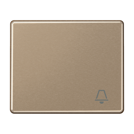 SL590KGB Клавиша для выключателя с символом звонок; золотая бронза