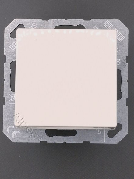 EcoProfi Розетка с крышкой 2К+З 16А 250В, бежевый EP1420KL