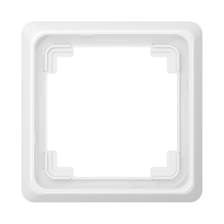 CDP581WW Рамка для вертикальной и горизонтальной установки, однократная, белая