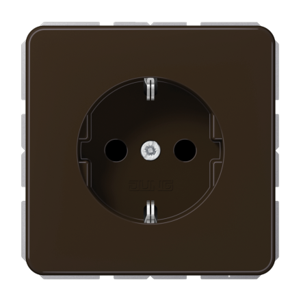 SCHUKO-розетка, винтовой зажим, защита от детей, CD1521KIBR