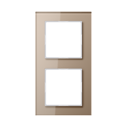 AC582GLCH A creation, Рамка 2поста, стекло шампань