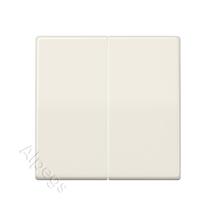 AS591-5 Клавиши для сдвоенного выключателя; слоновая кость