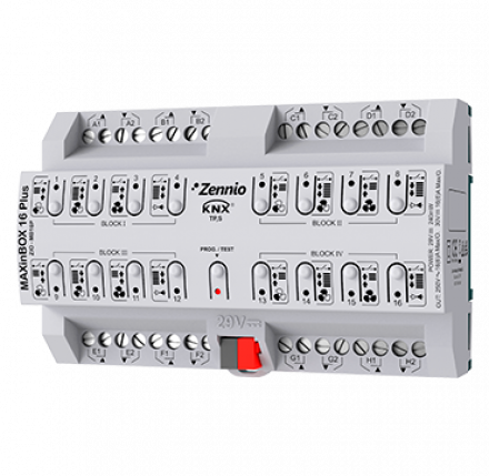Многофункциональный релейный модуль KNX MAXinBOX16 Plus