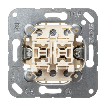 509U Выключатель 10AХ 250V универсальный сдвоенный