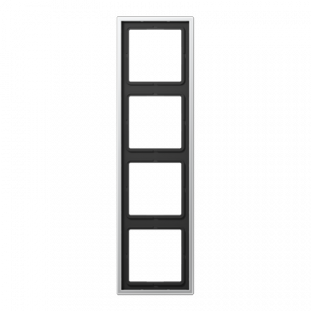 LSmetal Рамка 4-ная , алюм. AL2984