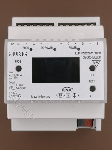 KNX LED-контроллер, 5 каналов, 39005 1S LED R