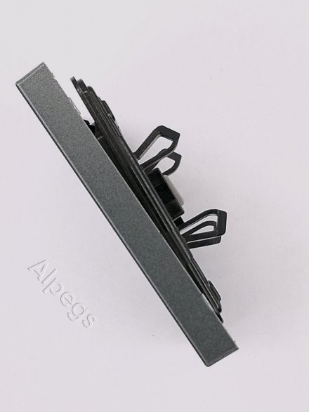 LSmetal Клавиша 1-ная, антрацит. AL2990AN