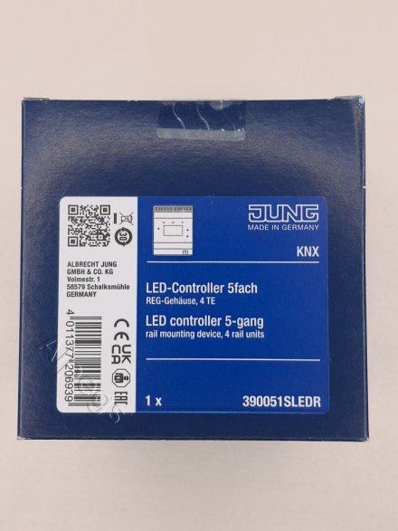 KNX LED-контроллер, 5 каналов, 39005 1S LED R