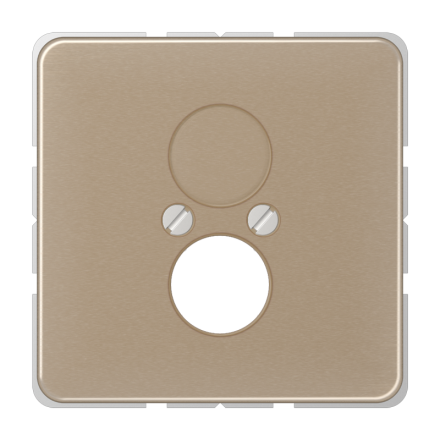 CD562GB Крышка для 2-х гнезд; золотая бронза