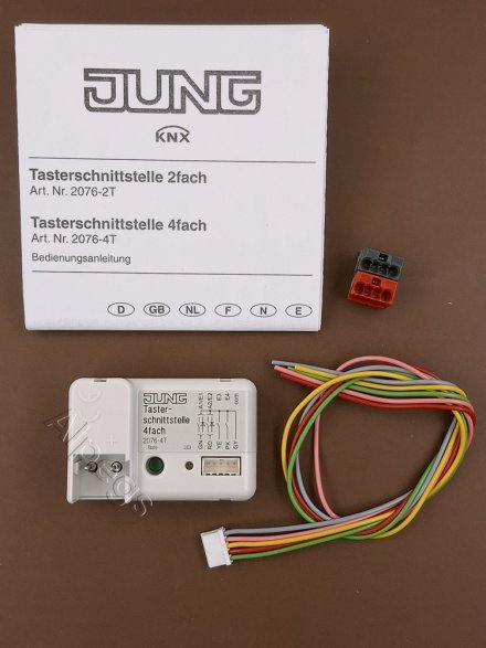 2076-4T KNX/EIB-интерфейс кнопок, 4-ной