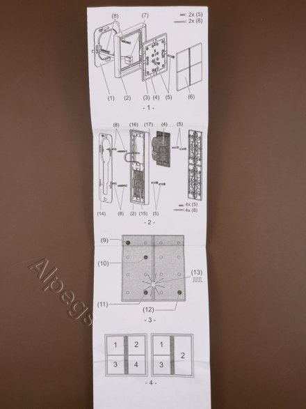 Кнопочный модуль универсальный F40, 4 группы, KNX 42941ST