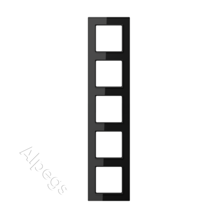 AC585SW Рамка 5-кратная; черная
