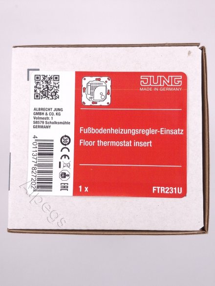 FTR231U Регулятор подогрева пола 10А, 250V ; в комплекте датчик температуры